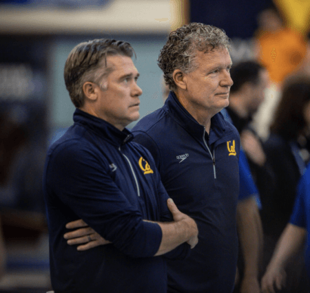 David Marsh alongside Cal Head Coach Dave Durden